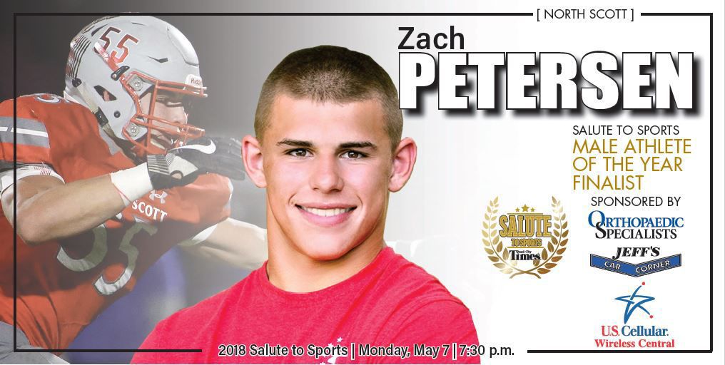 North Scott's Zach Petersen